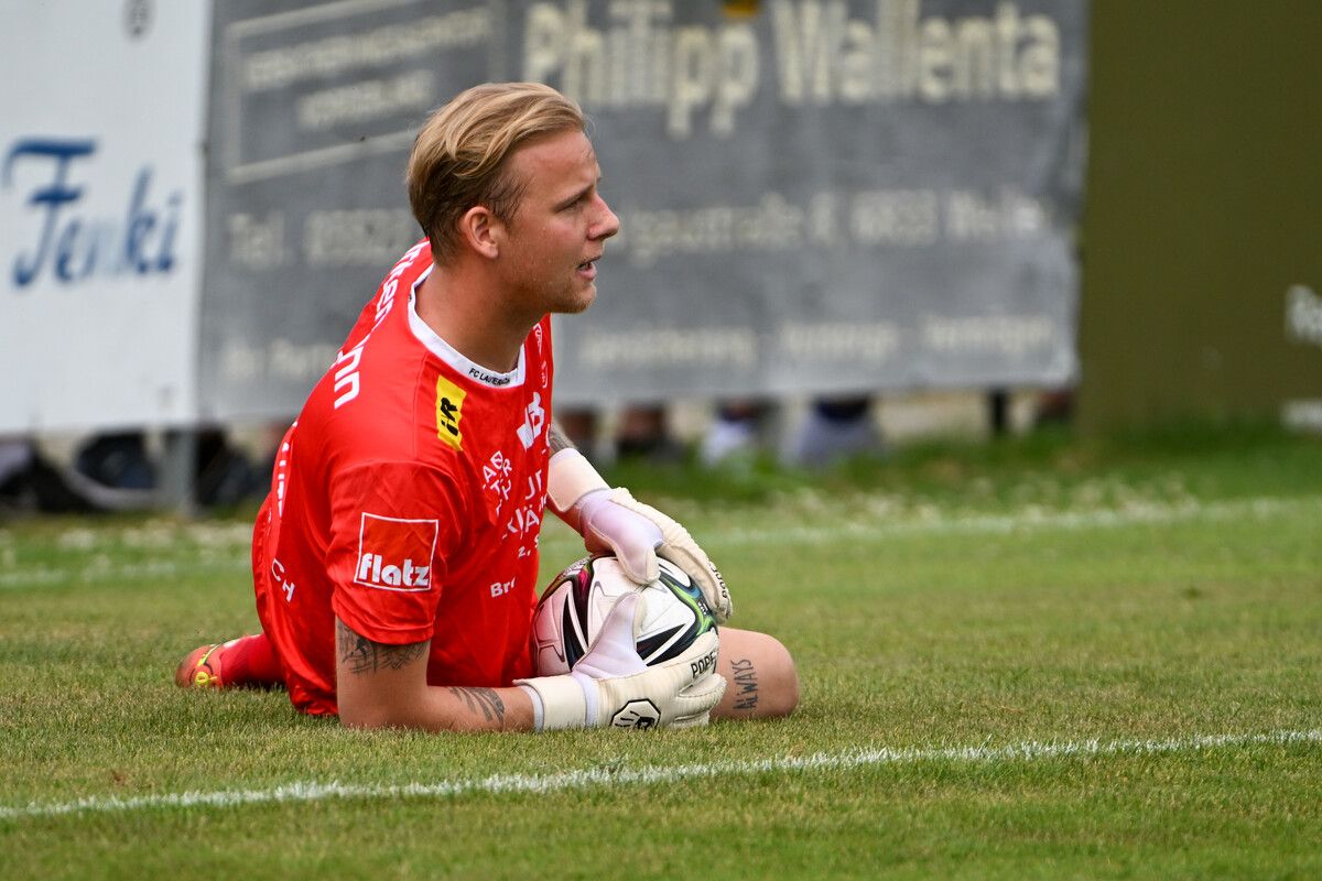 Nicolas Mohr hütet nach seiner schweren Zeit beim FC Höchst das Gehäuse des Dornbirner SV in der VN.at-Eliteliga. ⇒Stiplovsek