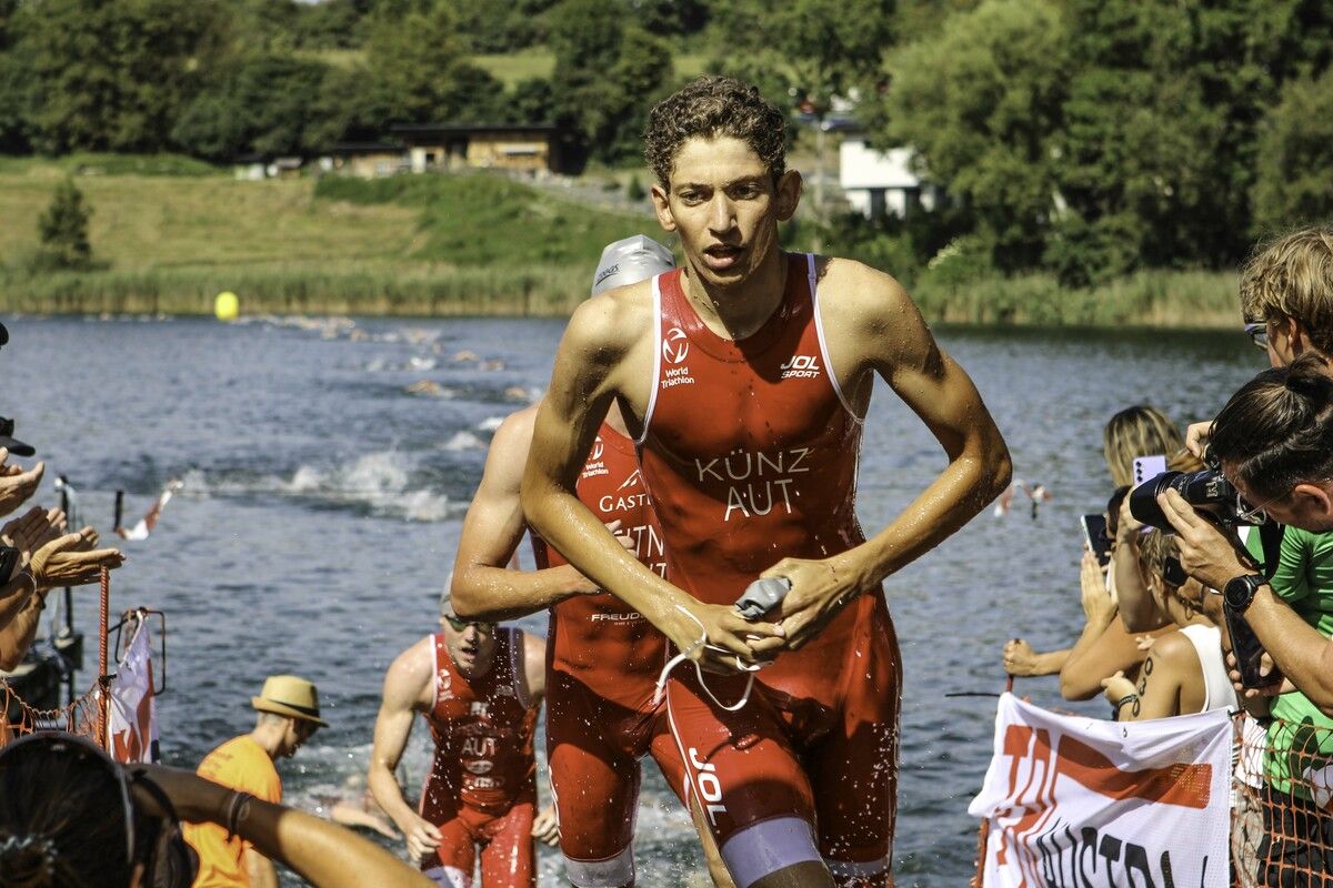 Samuel Künz kürte sich zum Aquathlon-Staats- und U23-Meister.⇒VTRV