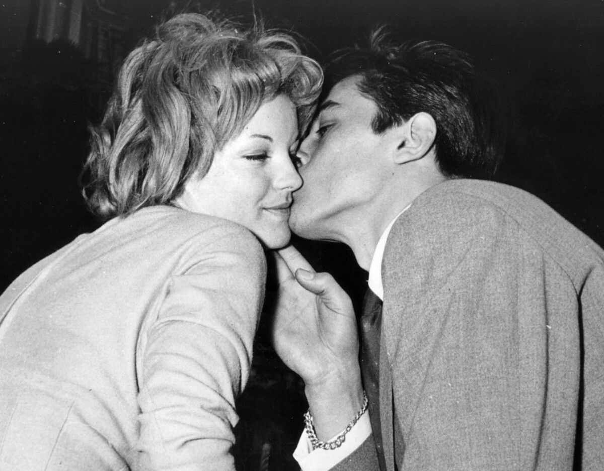 Seine Beziehung mit Romy Schneider erregte viel Aufmerksamkeit. ⇒AP