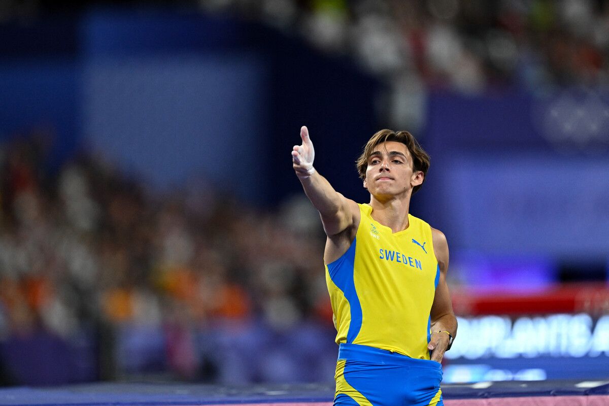 Stabhochsprung-Weltrekordler Duplantis tritt im 100-Meter-Lauf in Zürich an.⇒reuters