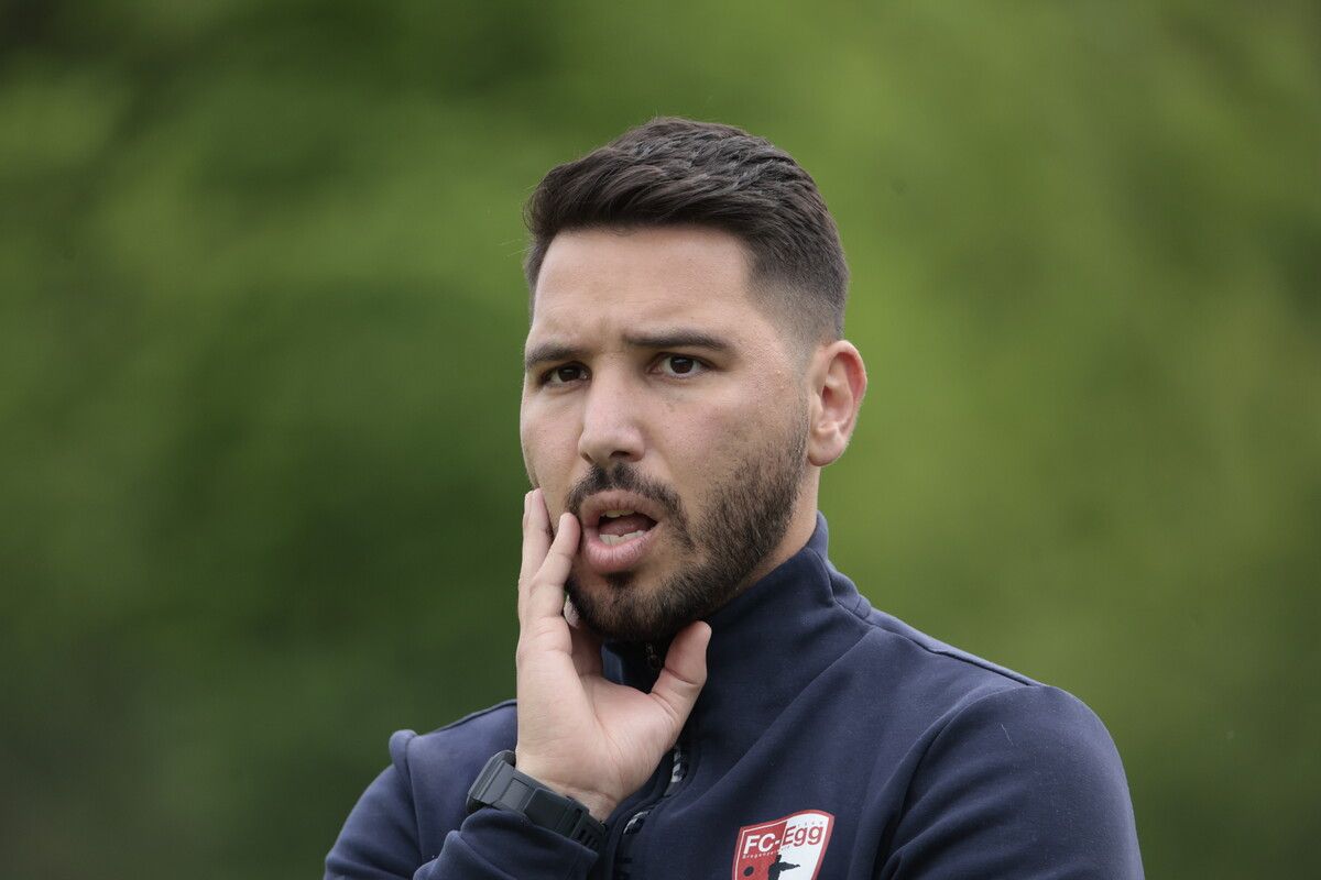 Trainer Cetin Batir und der FC Egg empfangen Admira Dornbirn.⇒hartinger