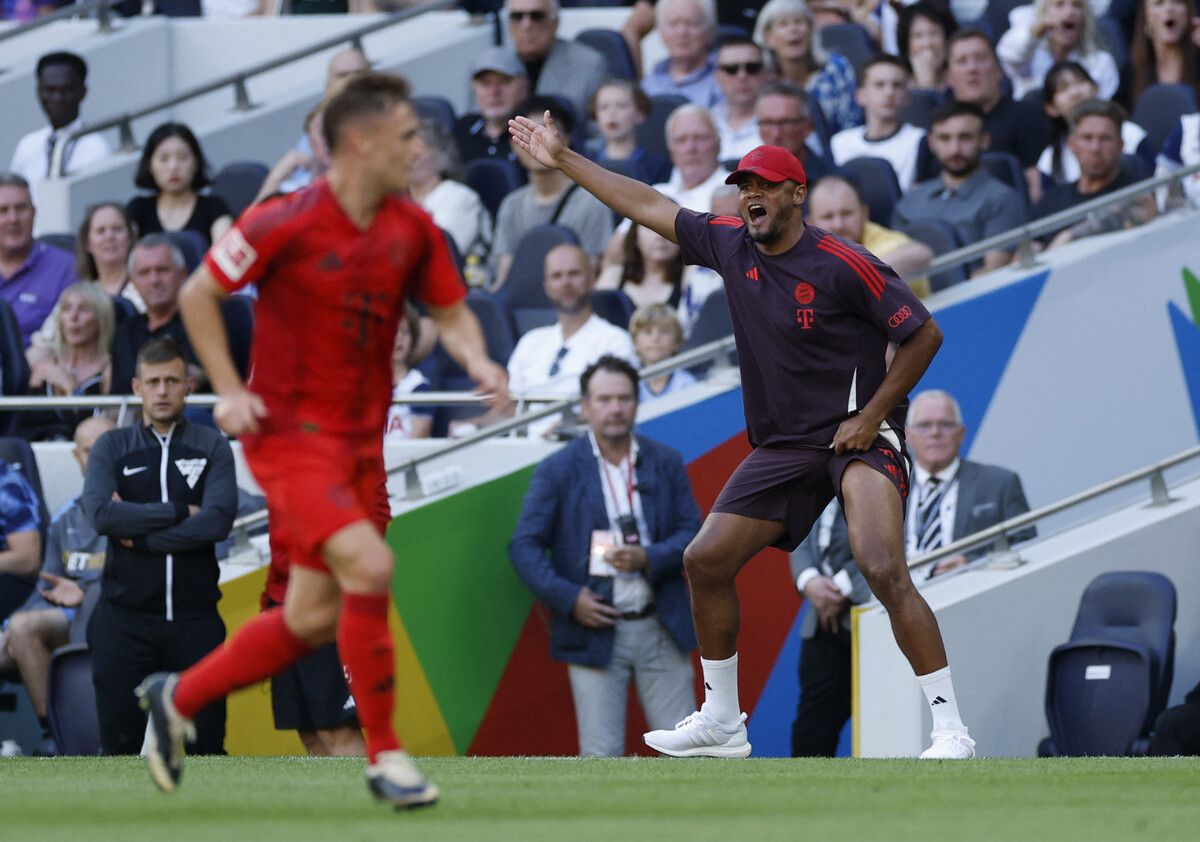 Vincent Kompany bekommt es als neuer Trainer des FC Bayern München in der ersten Runde mit den Ulmer Spatzen zu tun.⇒Reuters