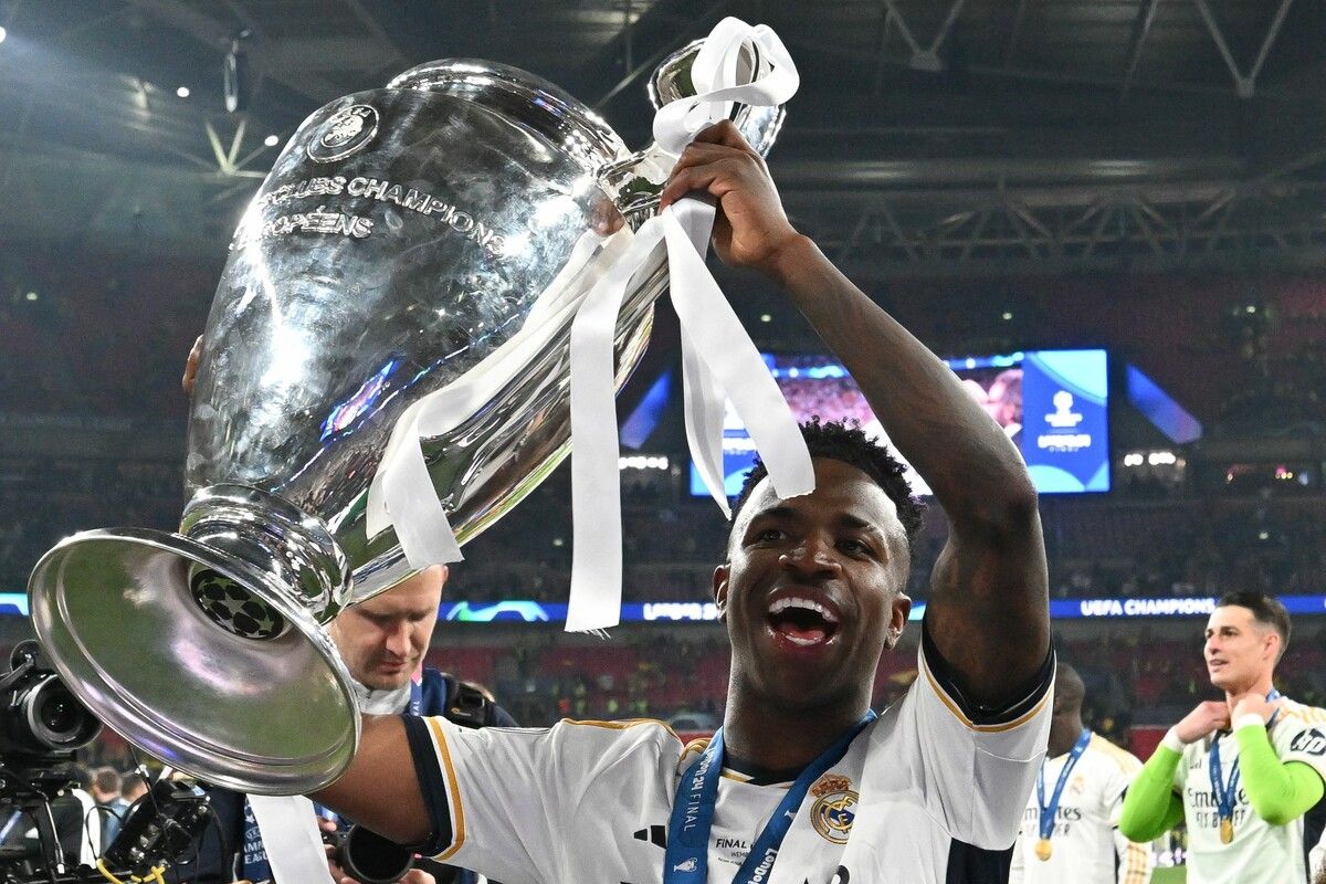 Vinicius Jr. und Real Madrid feierten den letzte Champions-League-Titel im „alten“ Format, ab dieser Saison greift ein neuer Modus.⇒apa