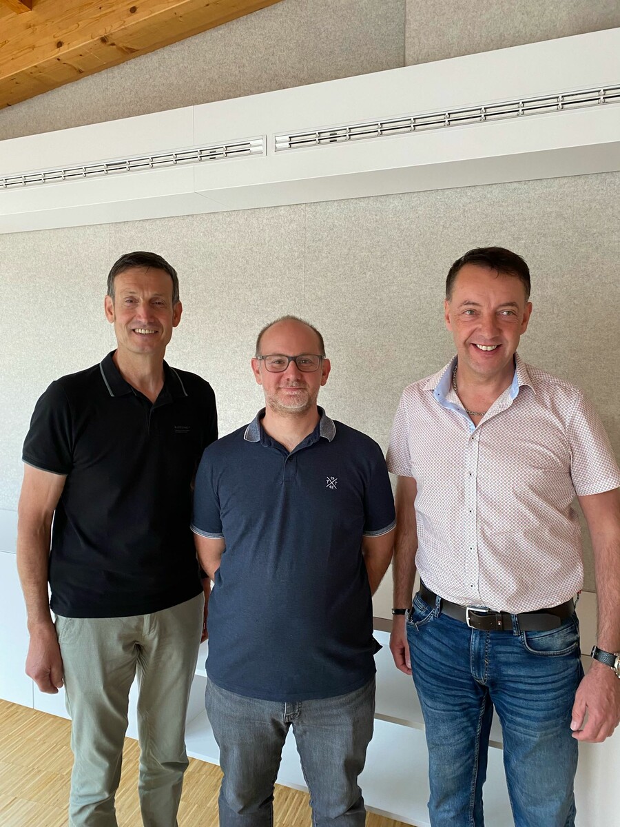 V.l.: LFI Herbert Österle, AFK Stefan Dich, BFI Karl-Heinz Beiter.⇒lfv