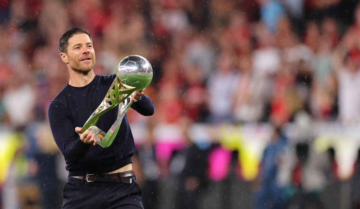 Xabi Alonso holte letzte Woche den Supercup mit Bayer Leverkusen.⇒gepa