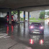 Unwetter wütete über dem Rheintal