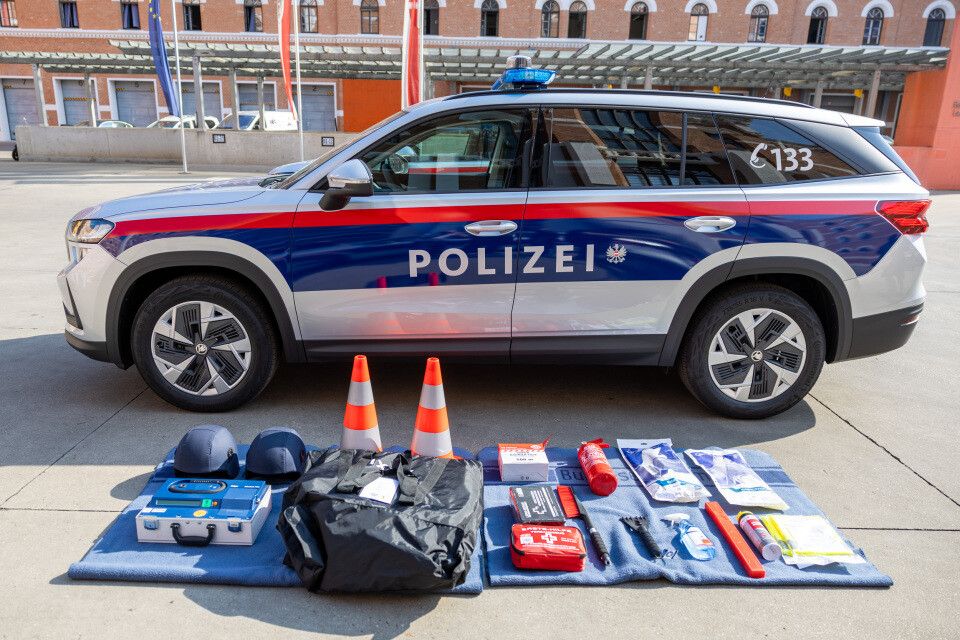 Ab 2029 sollen sämtliche Polizeiinspektionen mit dem Skoda Kodiaq ausgestattet sein.⇒BMI