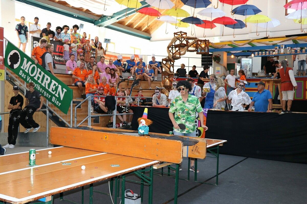Am Samstag verwandelt sich die Viehhalle in ein sportliches Mekka für das Ping-Pong-Turnier der Fasnatzunft Oberschorbach. ⇒cth (2)