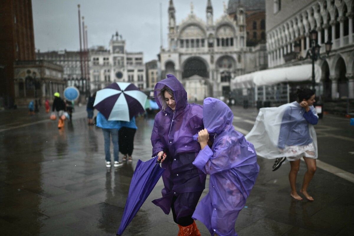 Auch in Venedig gab es große Niederschlagsmengen. ⇒AFP