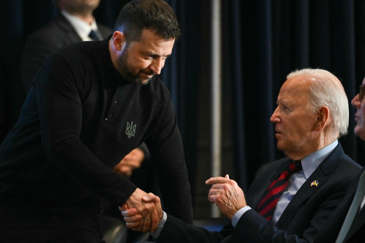 Biden und Selenskyj trafen am Donnerstag erneut aufeinander.⇒AFP