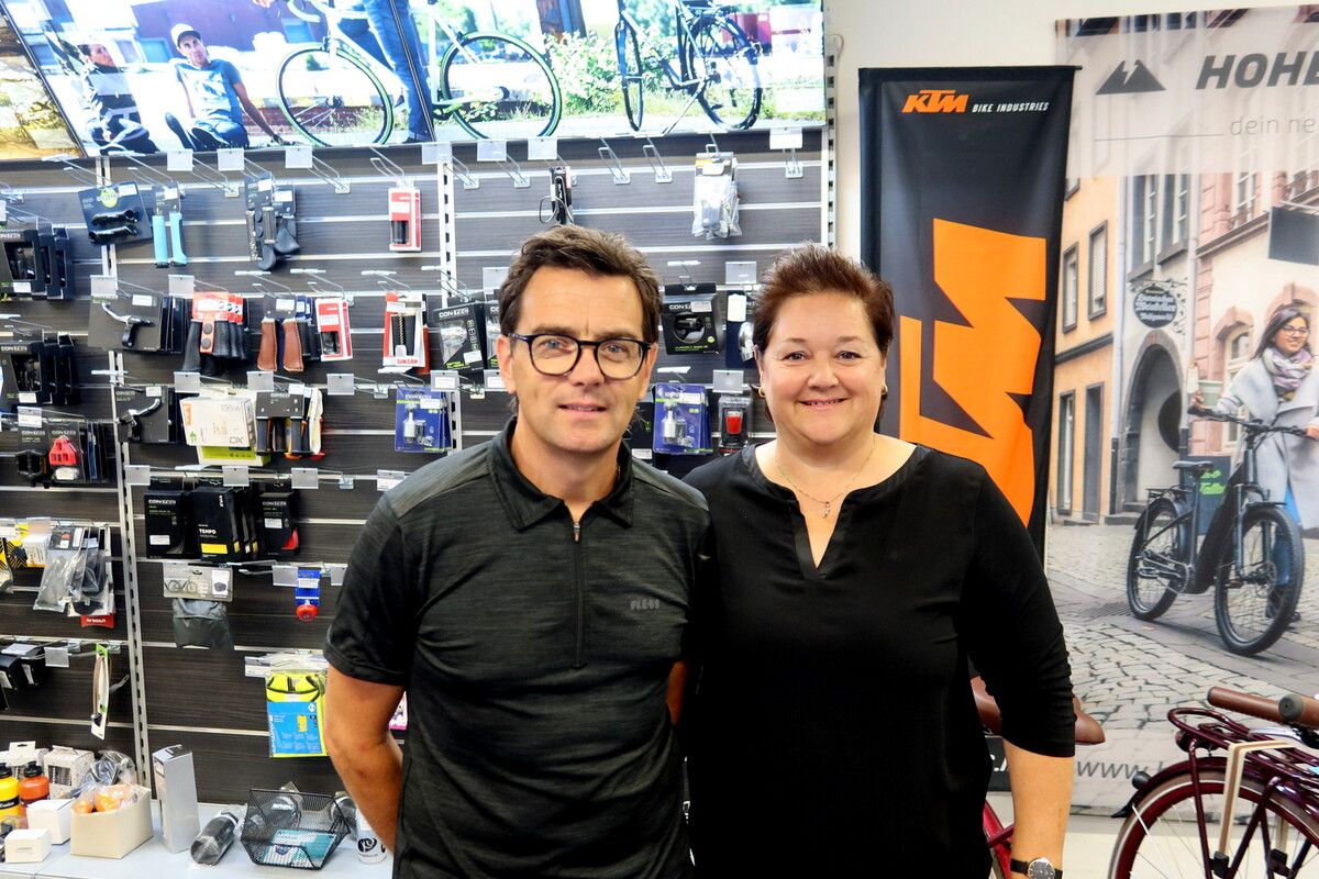 Bikeshop Hörbranz schließt seine Pforten. Alexander Mais und seine Frau Andrea führten den Laden 14 Jahre lang. ⇒CHF