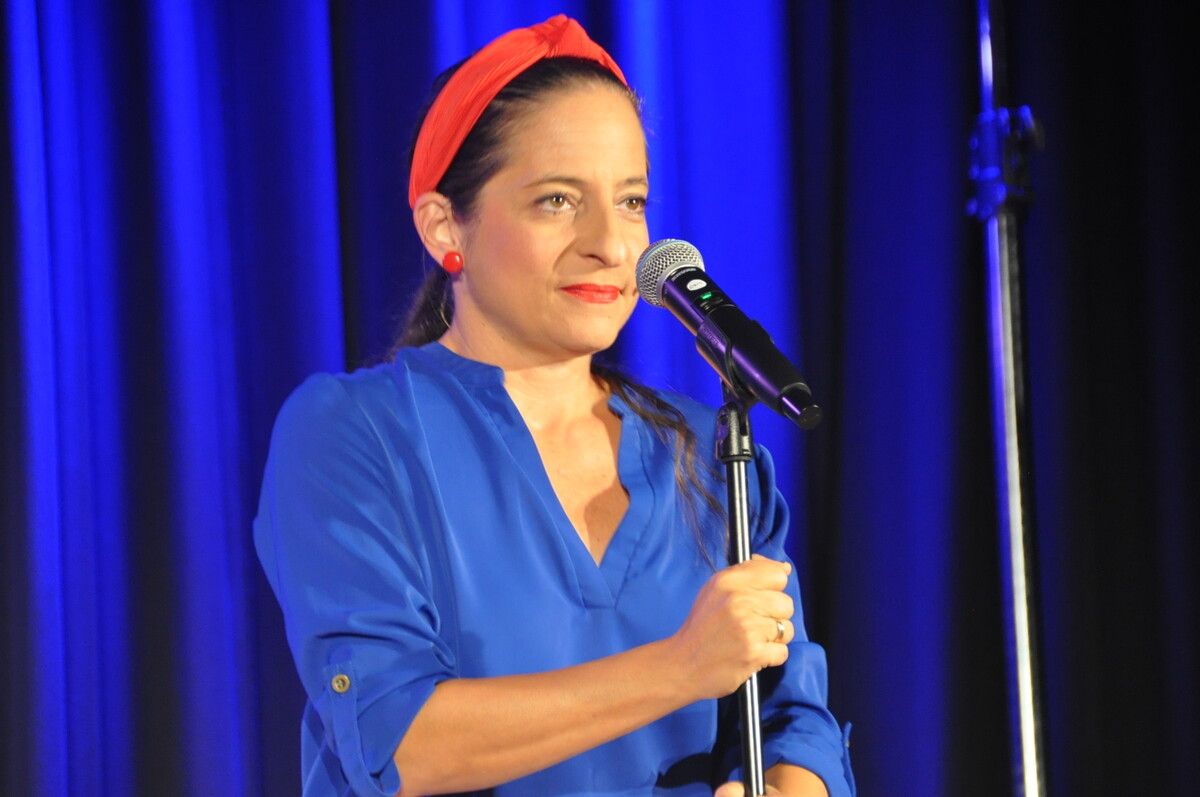 Caroline Athanasiadis und ihr „Souvlaki Walzer“ begeisterten im Sunnasaal in Thüringerberg. ⇒HAB