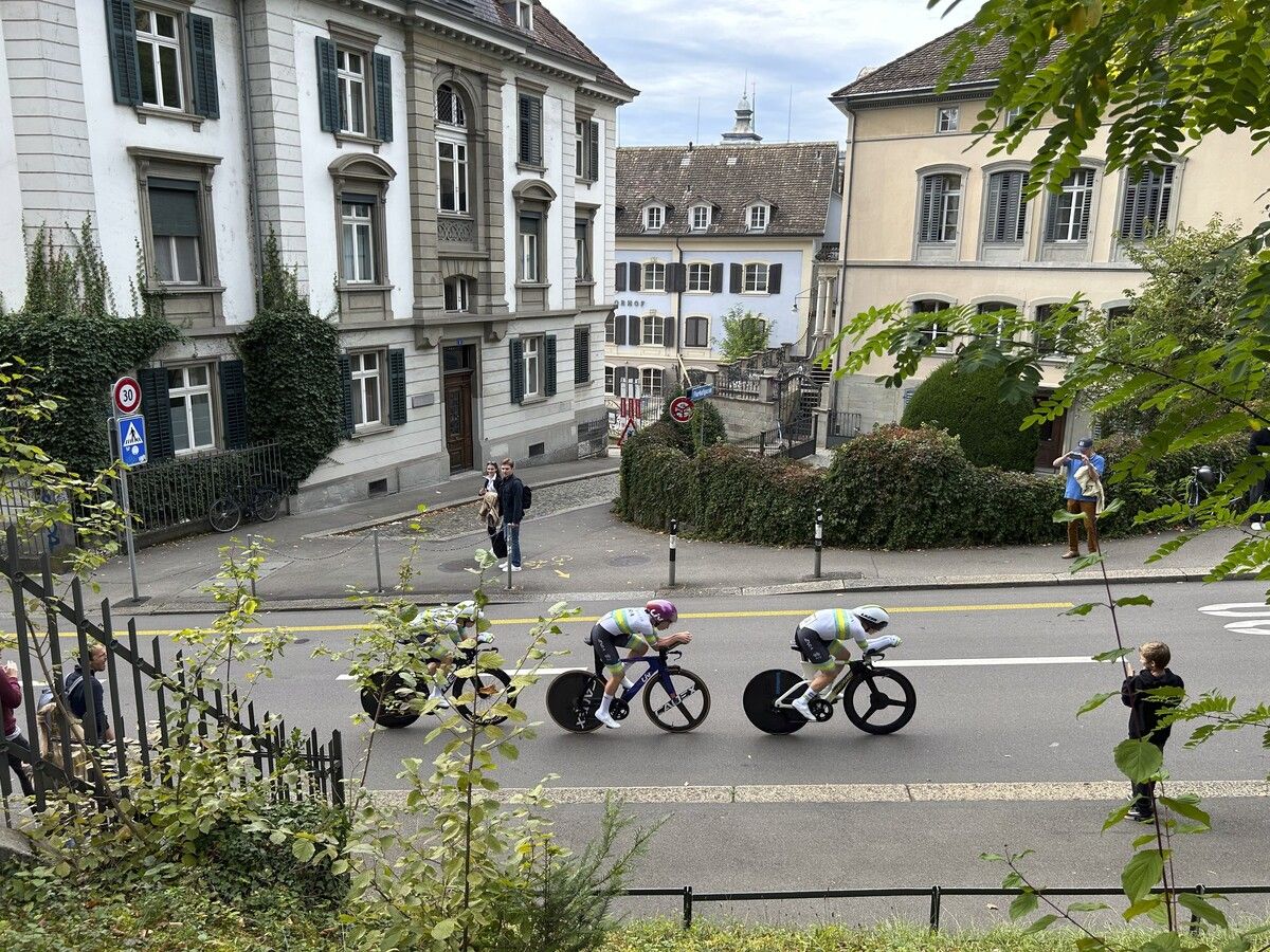 Das australische Team raste am Schnellsten durch die Straßen von Zürich.⇒AP