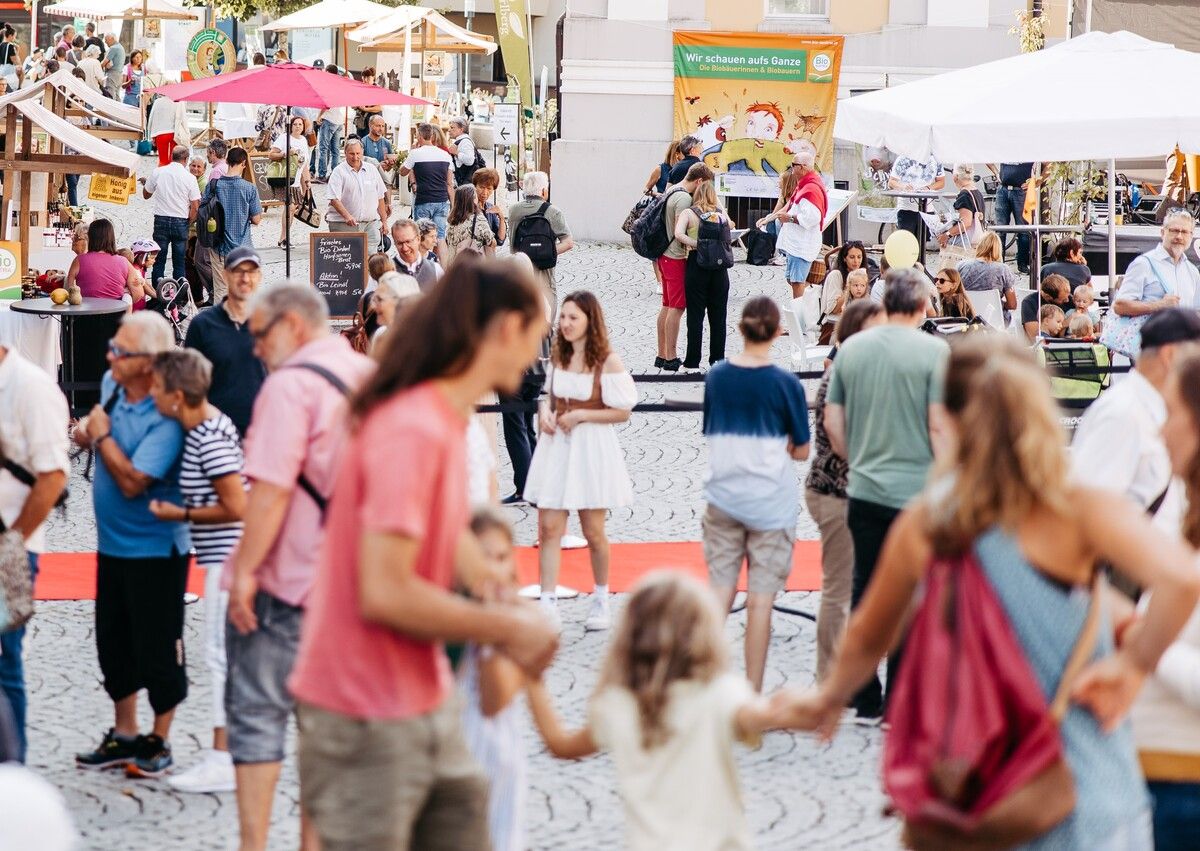 Das Fest bietet Gelegenheit, mehr über eine ökologische Lebensweise zu erfahren. sams