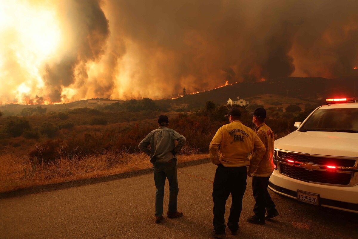 Das Feuer verbrannte innerhalb von 24 Stunden fast 20.000 Hektar Land.⇒AfP