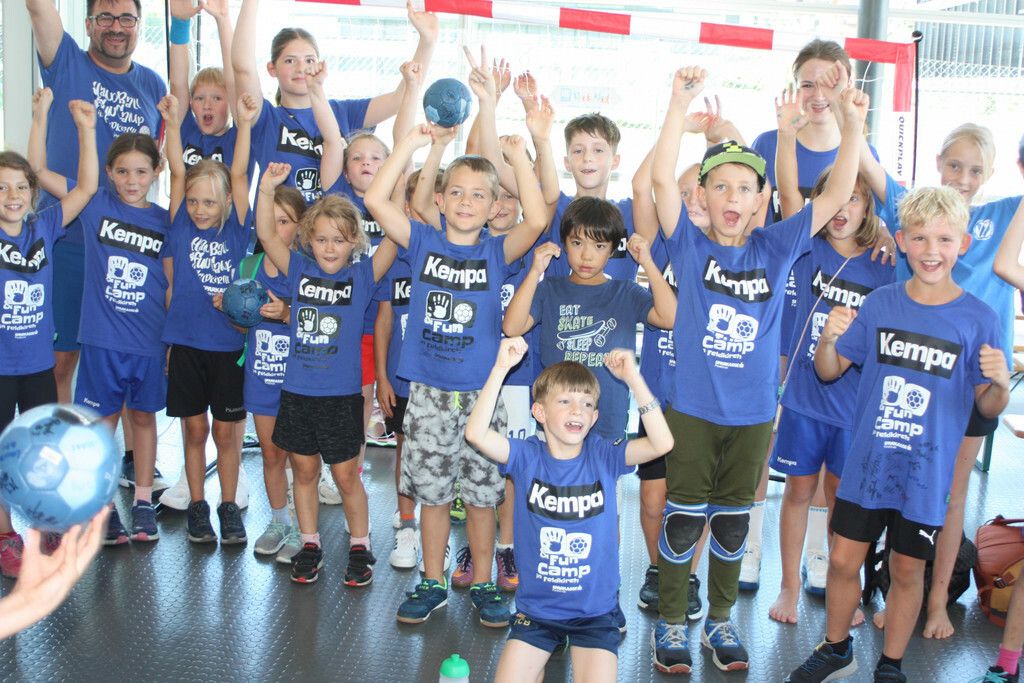 Das Handballcamp kam bei den Kindern gut an. ⇒aVN-TK