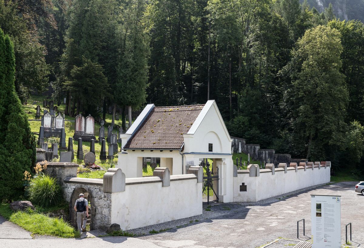 Der Jüdische Friedhof in Hohenems zählt zu den bedeutendsten kulturhistorischen Denkmälern. ⇒dietmar walser