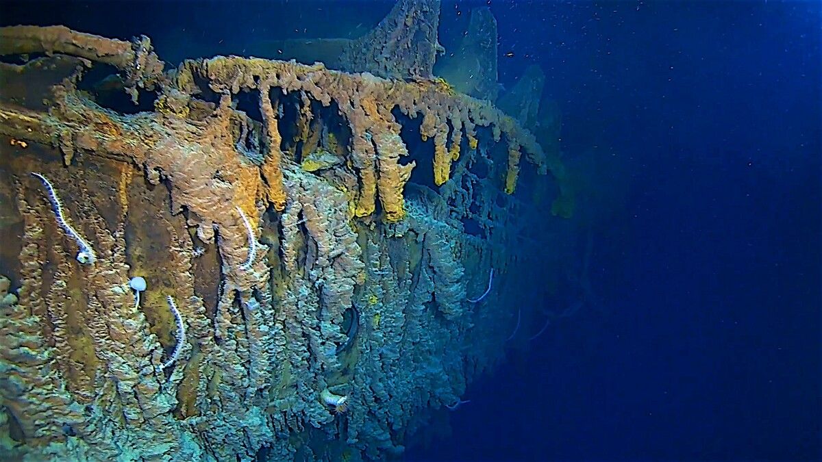 Der Luxusdampfer war auf seiner Jungfernfahrt 1912 von Southampton nach New York mit einem Eisberg zusammengestoßen und gesunken. ⇒AFP
