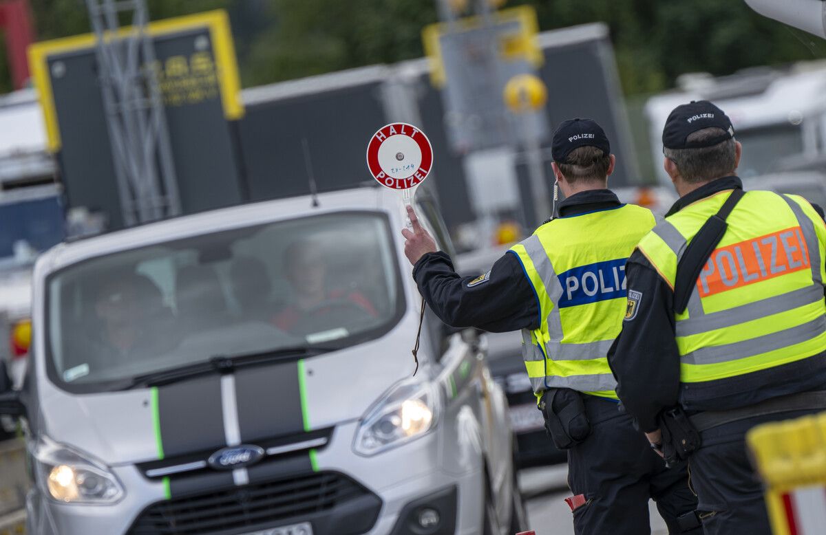 Deutschland kontrolliert wieder verstärkt. ⇒DPA