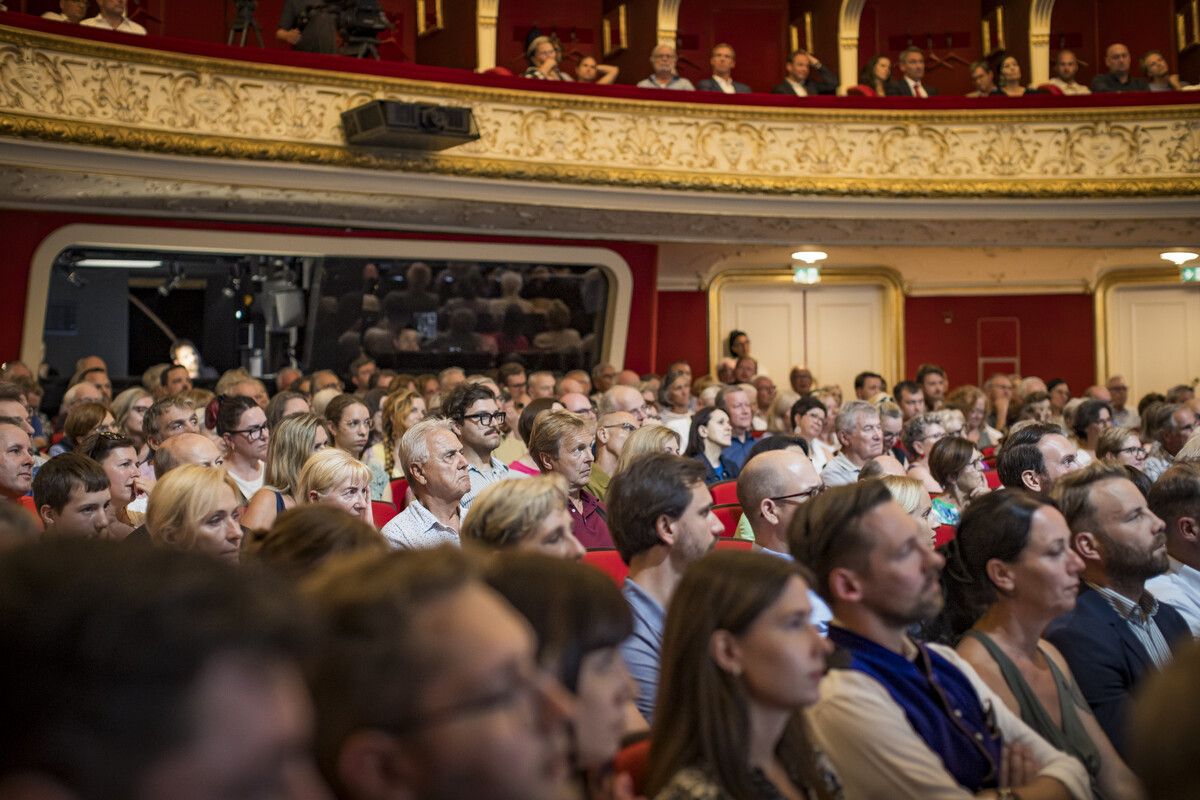 Die erste Elefantenrunde im Wahlkampf stieß auf großes Interesse.⇒SN/Leopold