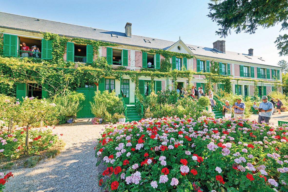 Die Gärten waren eine Inspirationsquelle für den Maler Claude Monet.⇒Shutterstock