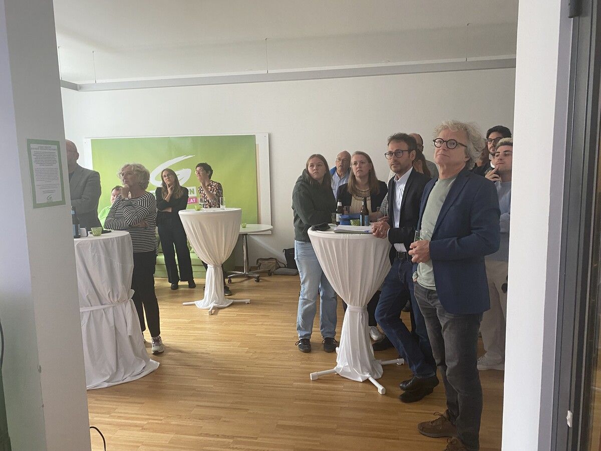 Die Grünen müssen Verluste hinnehmen und bleiben unter ihren Erwartungen.