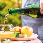 Apfelwein und Camembert