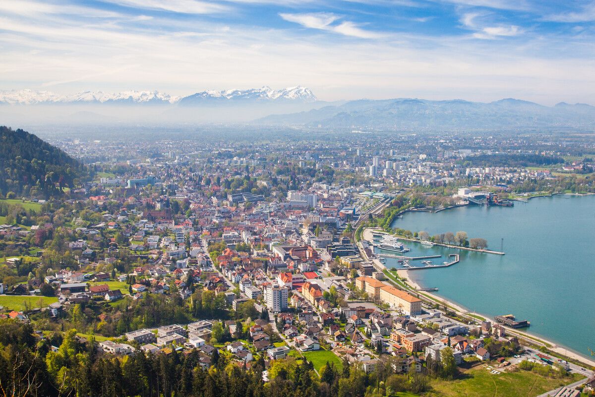 Die meisten Verbücherungen gab es wieder im Bezirk Bregenz.⇒Shutterstock