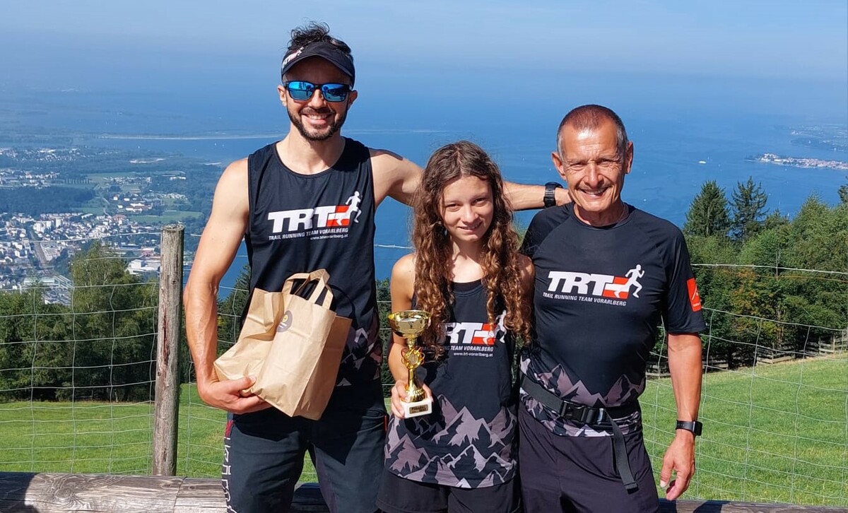 Die Mitglieder des TRT Vorarlberg beim Pfänderlauf in Bregenz.⇒Dieter Reis