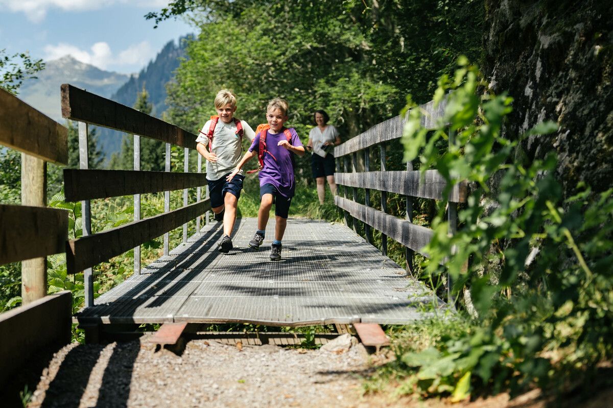 Die Montafoner Gaglawege versprechen viel Spaß und Aktionen.⇒montafon tourismus