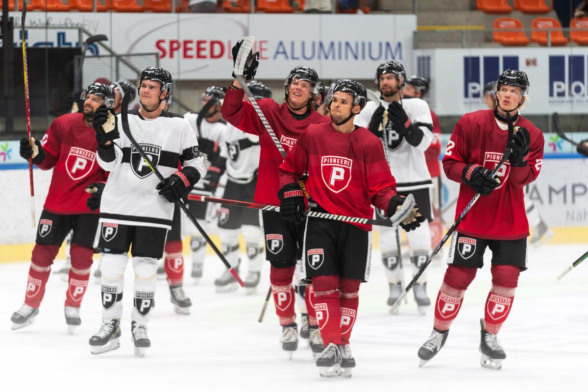 Die Pioneers freuen sich auf ihr erstes Ligaspiel am Freitag in Innsbruck.⇒Stiplovsek