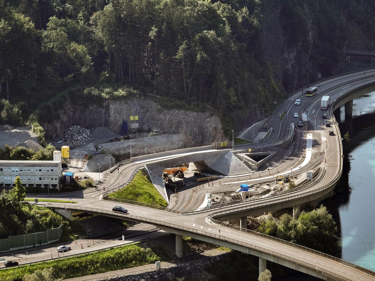 Die Vorarbeiten für den Baubeginn des Haupttunnels laufen auf Hochtouren.⇒VN/Stiplovsek