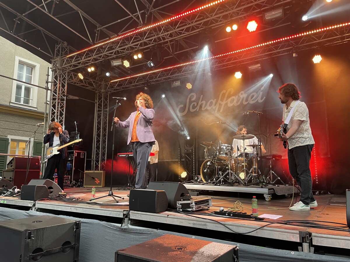 Die Vorarlberger Band „Cordoba78” sorgte mit Pop-Rock und Indie für Stimmung.⇒vn/linher