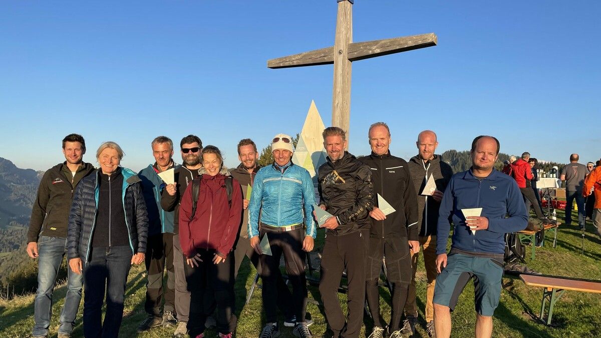 Die Vorderwälder Bürgermeister und die Projektleitung sind beim Klimagipfel am Rotenberg dabei. ⇒ME