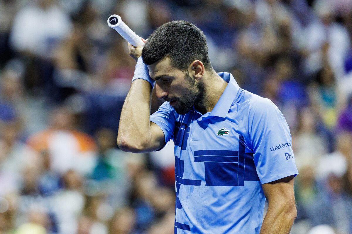 Djokovic scheiterte so früh bei den US Open wie seit 2006 nicht mehr.⇒Reuters