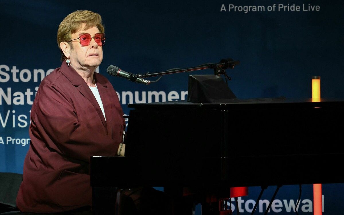 Elton John sang Ende Juni in New York bei der Einweihung eines LGBTQ-Museums.⇒afp