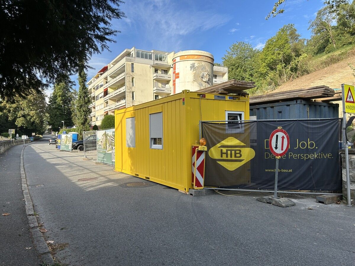 Nun wird endlich gebaut . . .