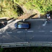 Kollision mit Biker