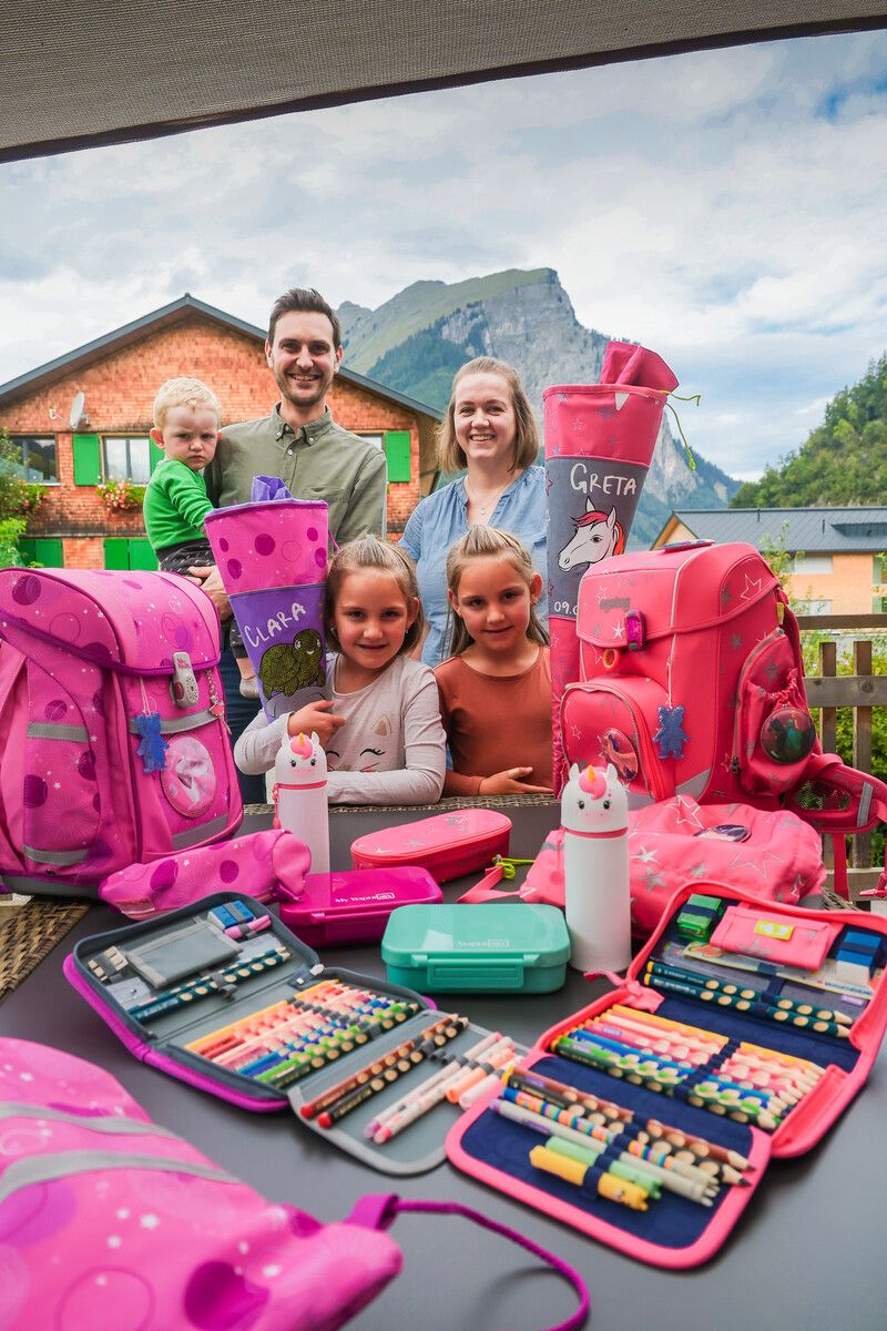 Für die Familie Natter beginnt am Montag ein neuer Lebensabschnitt. ⇒VN/Steurer