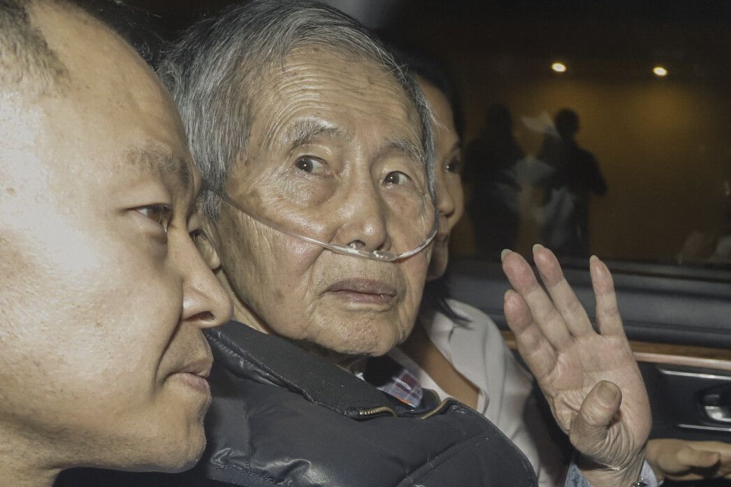 Fujimori wurde Ende 2023 schwer krank vorzeitig aus der Haft entlassen.⇒AFP