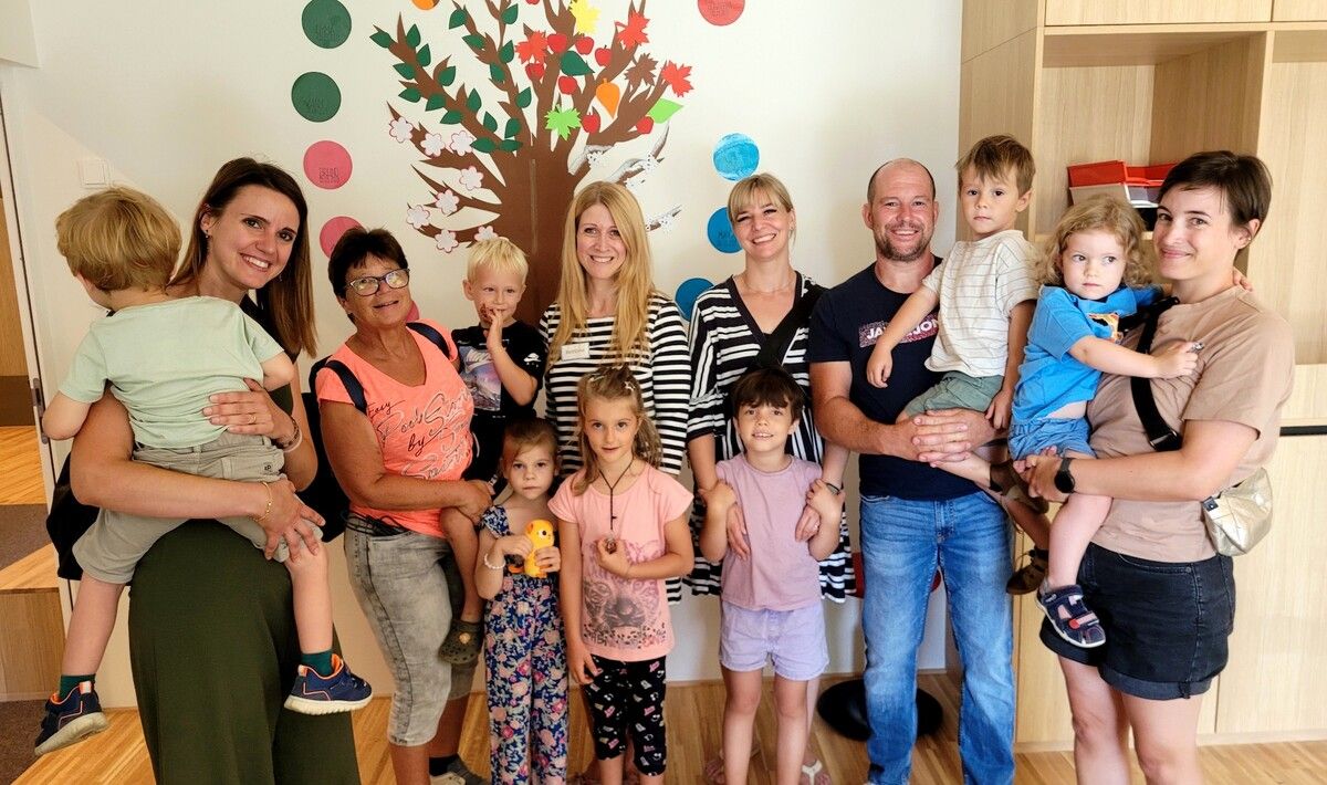 Groß war das Interesse an der neuen Kinderbetreuungseinrichtung.