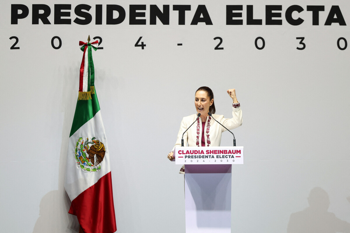 Historischer Machtwechsel in Mexiko: Claudia Sheinbaum tritt heute als erste Frau das Amt der Präsidentin des Landes an. afp
