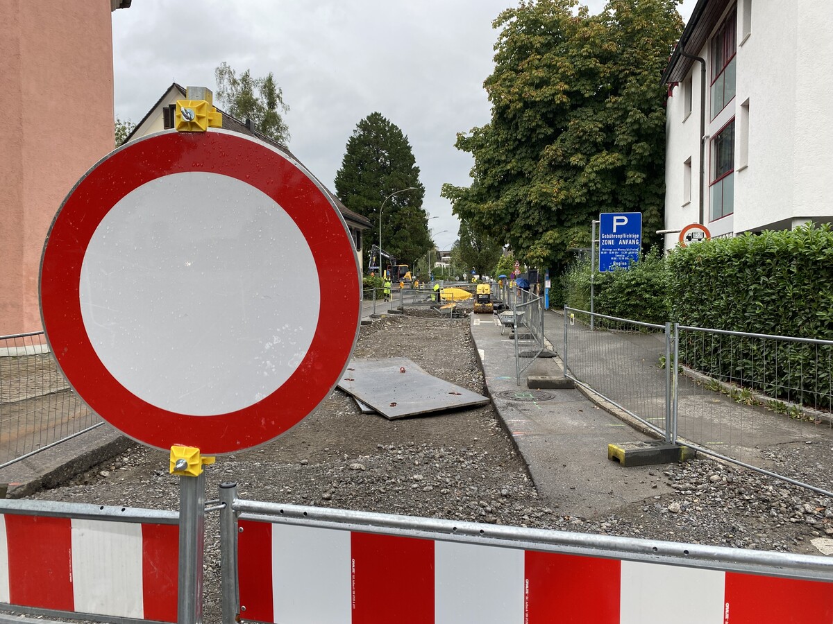 In der Gallusstraße wird derzeit gebaut. Dies spüren auch manche Eltern. ⇒VN/Rauch