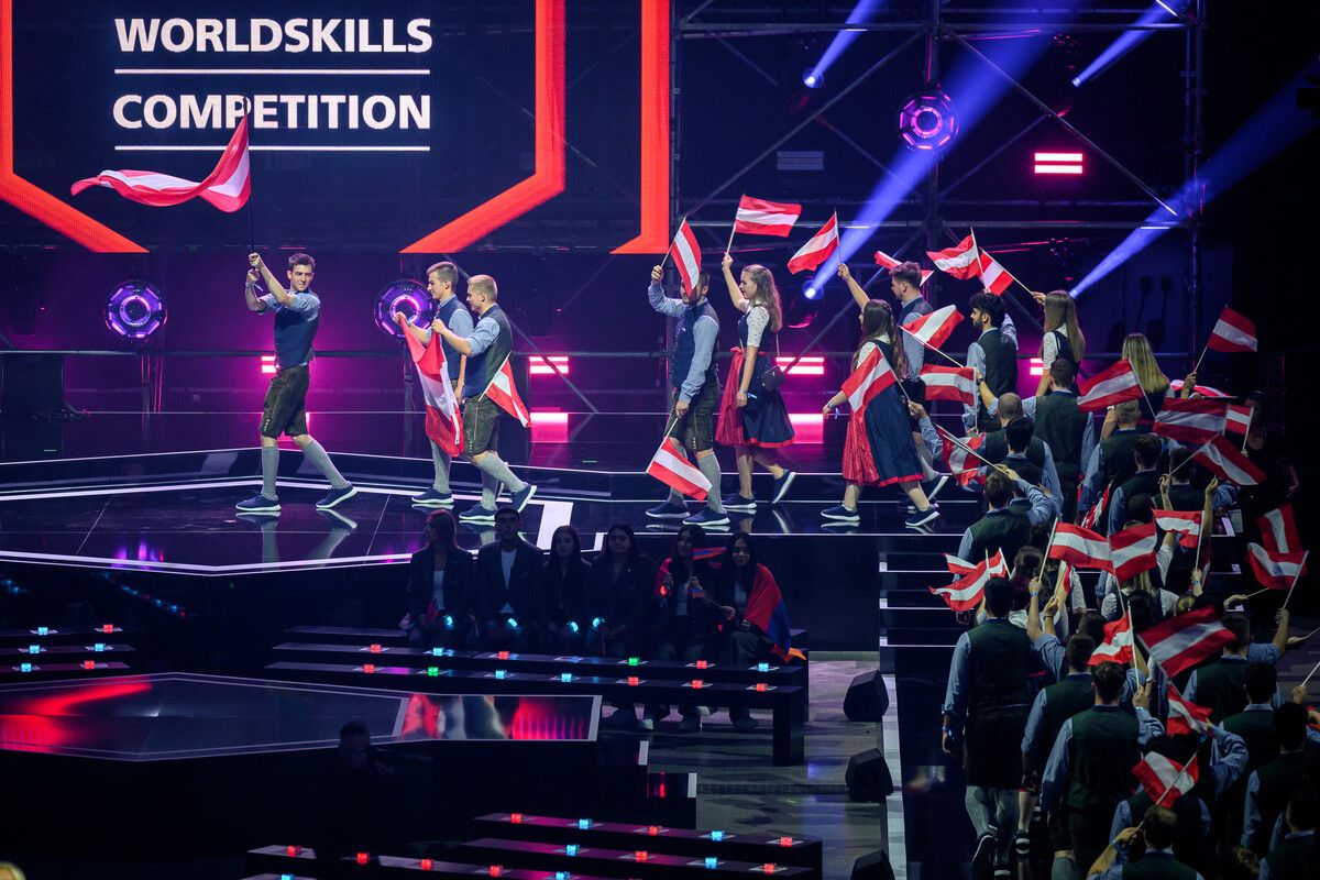 In Lyon wurde die Eröffnungsfeier zelebriert.⇒skillsaustria/florian wieser