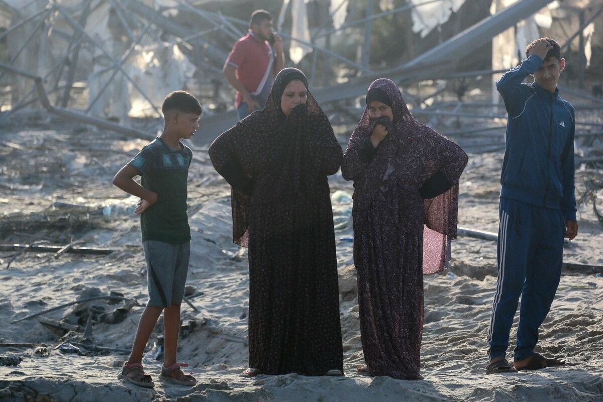 Israel griff eine humanitäre Zone im Gazastreifen an und gab an auch Hamas-Kämpfer getötet zu haben.⇒AFP
