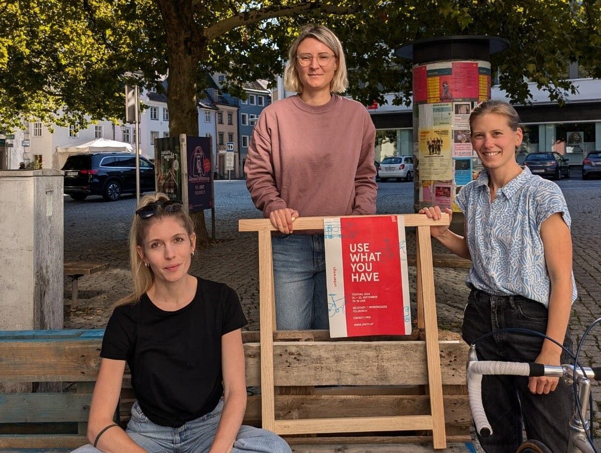 Jasmine Türk, Theresa Bubik und Lisa Vesely haben das Festival auf die Beine gestellt.