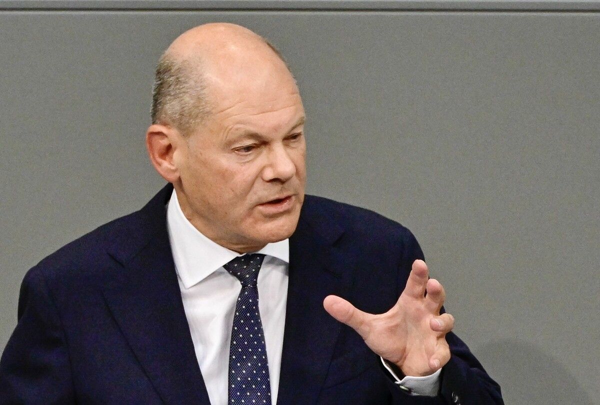 Kanzler Olaf Scholz wies die Anschuldigungen der CDU zurück.⇒AFP
