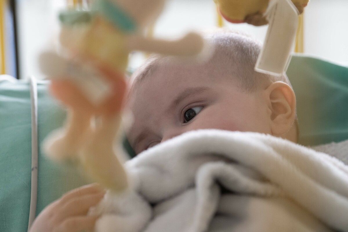 Kinder im Spital sind immer auch von Emotionen begleitet.⇒afp
