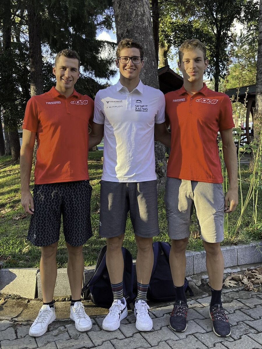 Moritz Meier, Jakob Meier und Noah Künz zeigten einen guten Wettkampf.⇒Privat