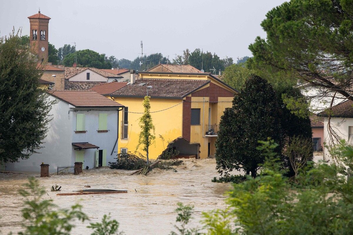 Nach Unwettern kam es vergangene Woche zu großflächigen Überschwemmungen.⇒AFP